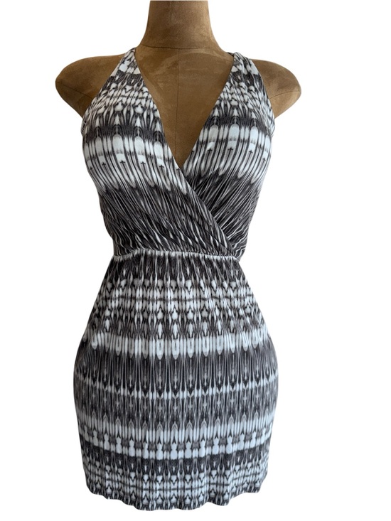 Cynthia Rowley Dresses & Skirts - Cynthia Rowley Black & White ikat tribal pattern- Tank Sleeveless Mini Dress s
